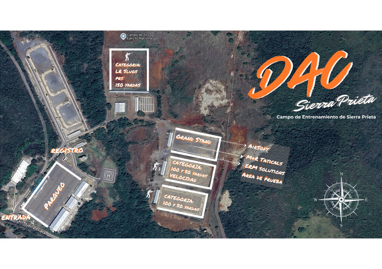 Mapa del Campo de Tiro